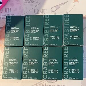 CRABTREE & EVELYN SAVON POUR LES MAINS ( 8 bars) Hand Soaps & Bath Soaps